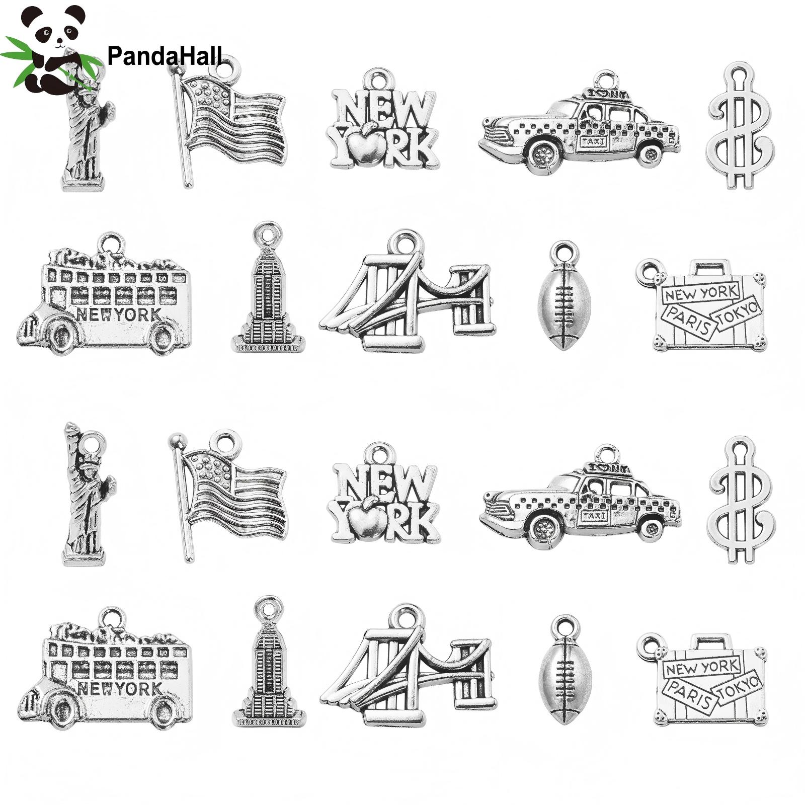 Jewelry Making York - باندا هول 100 قطعة 10 أنماط