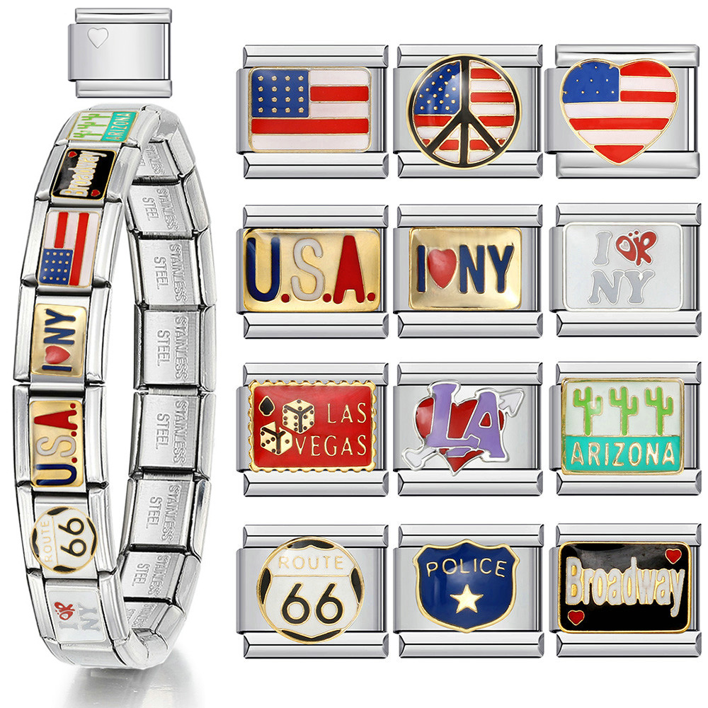 Jewelry Making York - 1 قطعة Y2K الإيطالية سحر سوار
