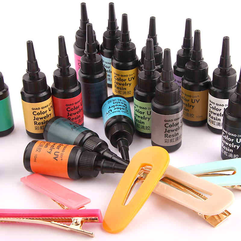 Jewelry Making Glue - الملونة الصلبة الأشعة فوق البنفسجية الراتنج