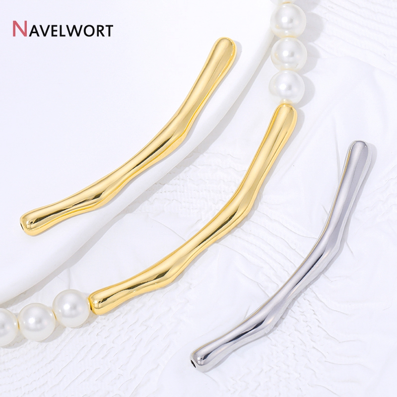 Jewelry Making Youtube - خرز معدني من النحاس المطلي بالذهب