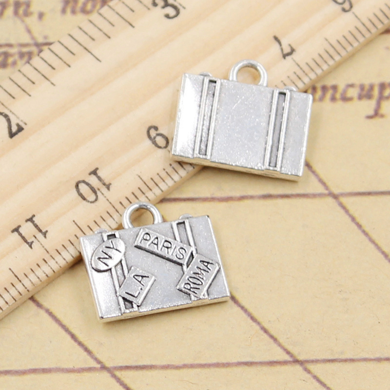 Jewelry Making York - 10 قطعة Charms حقائب السفر نيويورك