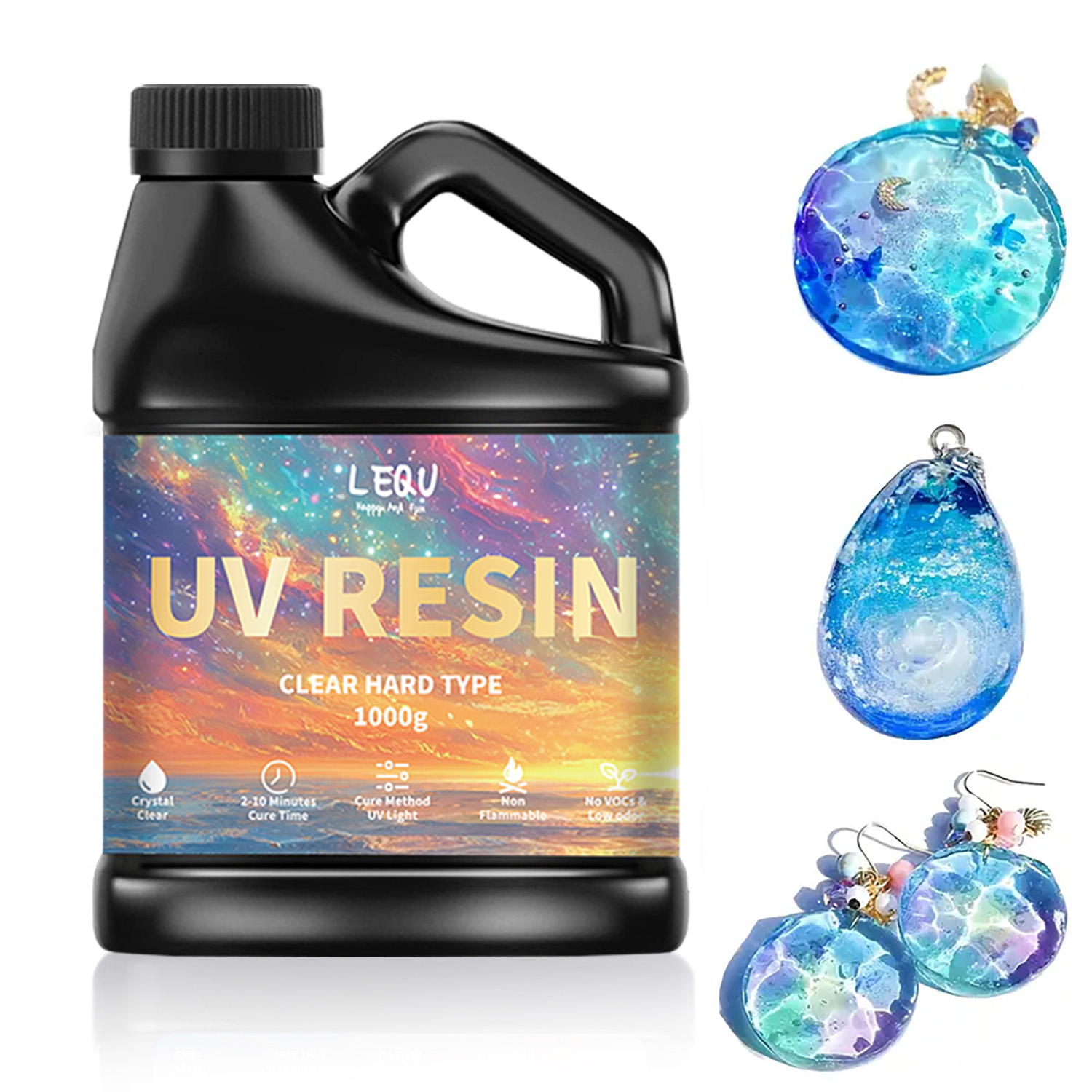 Jewelry Making Glue - 100/200/500/1000 جرام UV راتنجات الايبوكسي الغراء