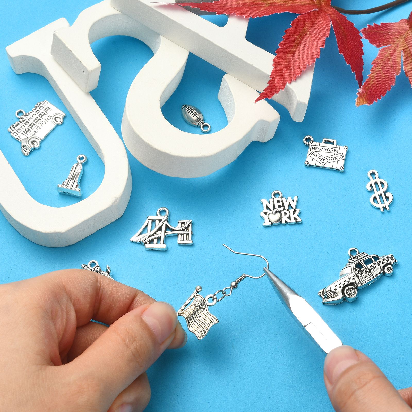 باندا هول 100 قطعة 10 أنماط من - مراجعة Jewelry Making York وسعره