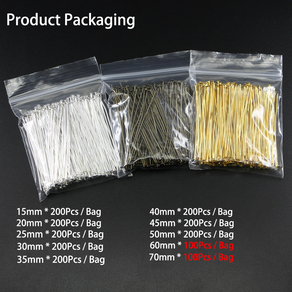 20 25 30 35 40 45 50 60 70 ملل - مراجعة Jewelry Making Eye Pins وسعره