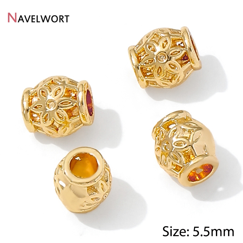 خرز معدني مطلي بالذهب عيار 14  - مراجعة Jewelry Making Youtube وسعره