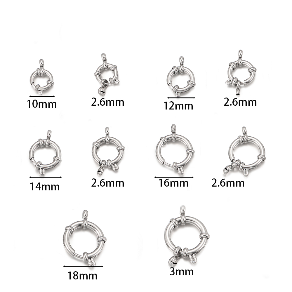 قطعتان من مشابك الزنبرك الدائر - مراجعة Jewelry Making Metals وسعره