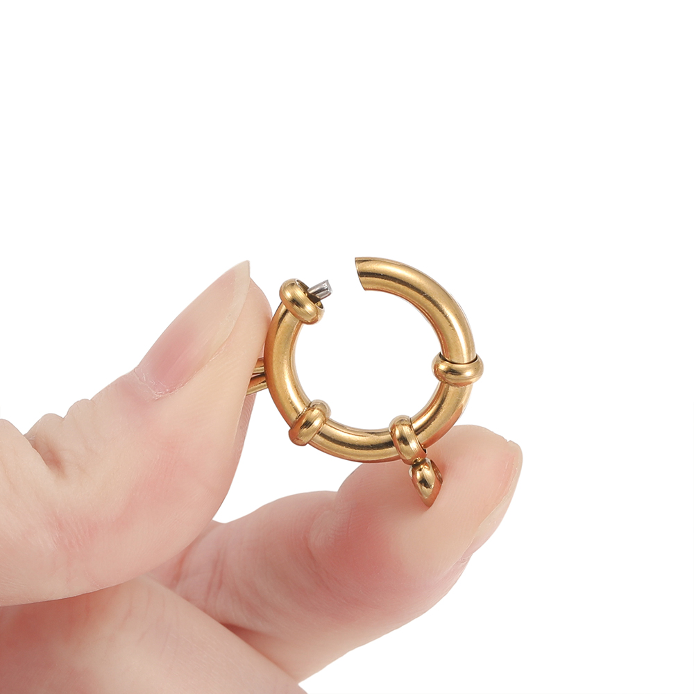 قطعتان من مشابك الزنبرك الدائر - مراجعة Jewelry Making Metals وسعره