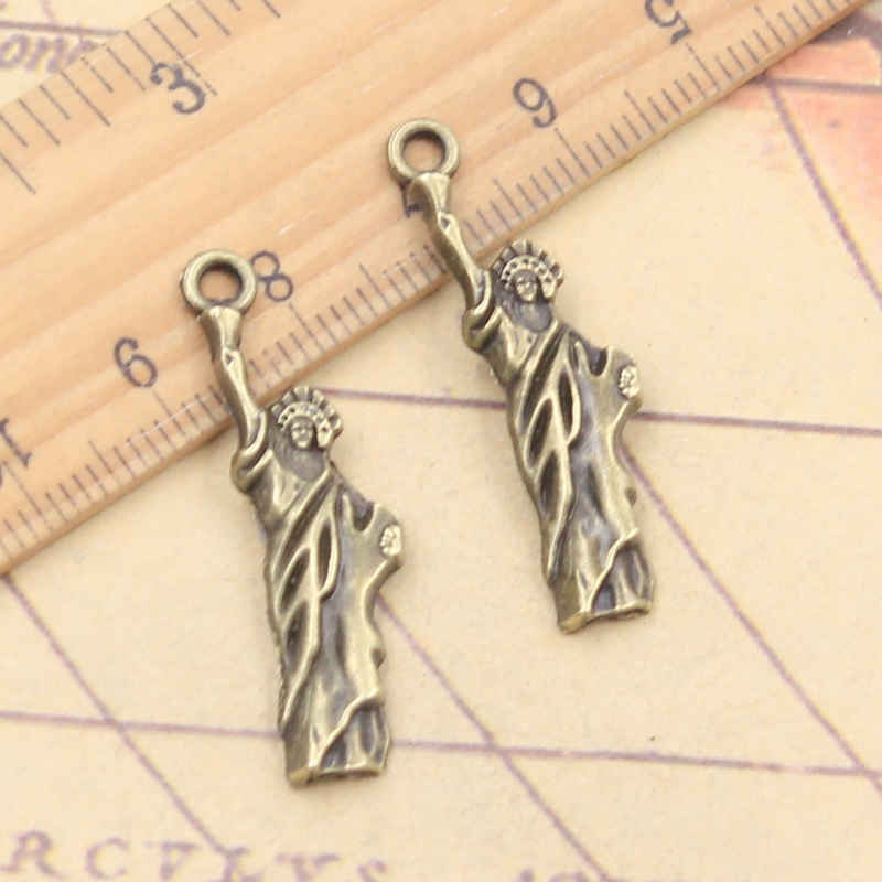 20 قطعة تمثال Charms الحرية ني - مراجعة Jewelry Making York وسعره